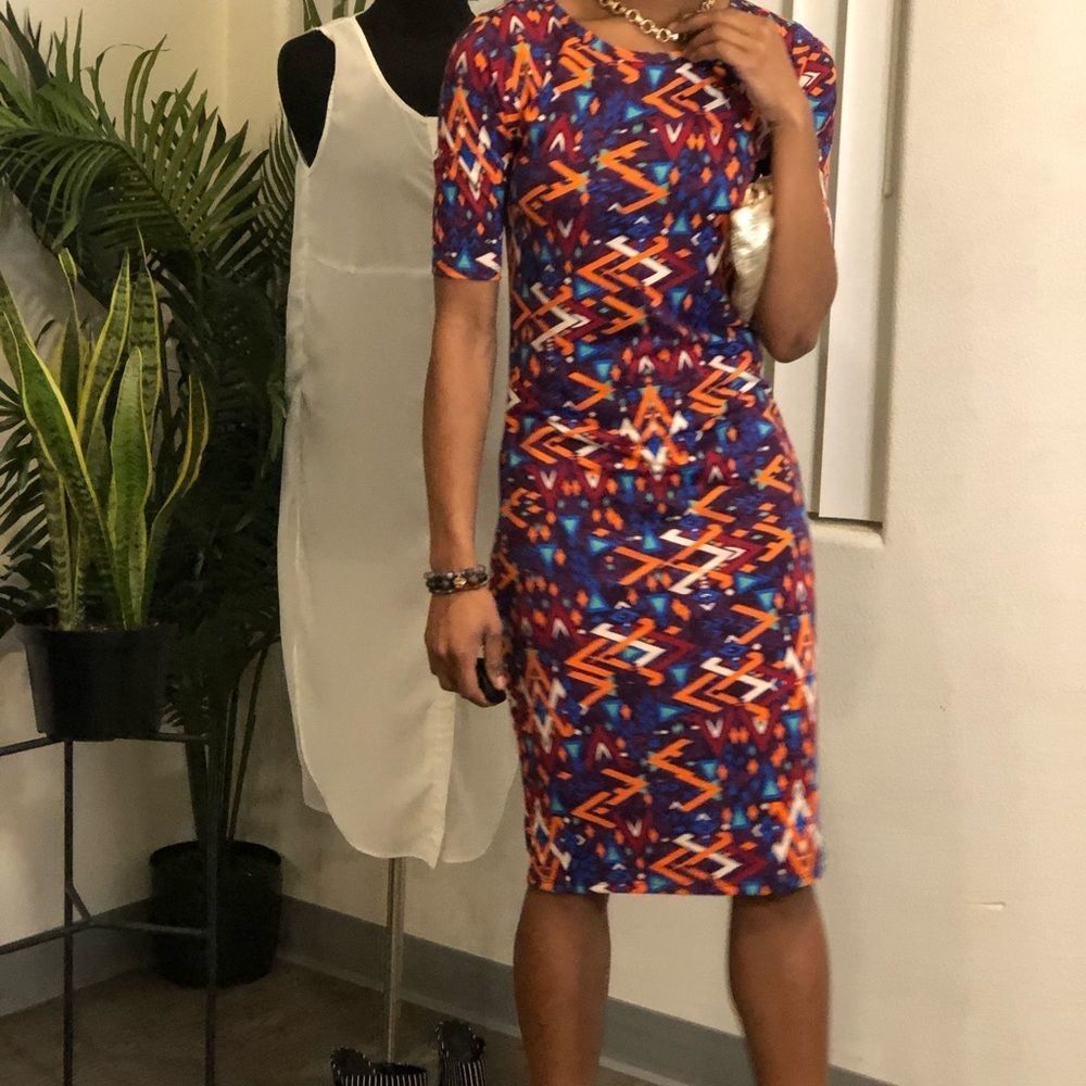 Lula Rue Aztec Print NWT Dress - Picture 14 of 14